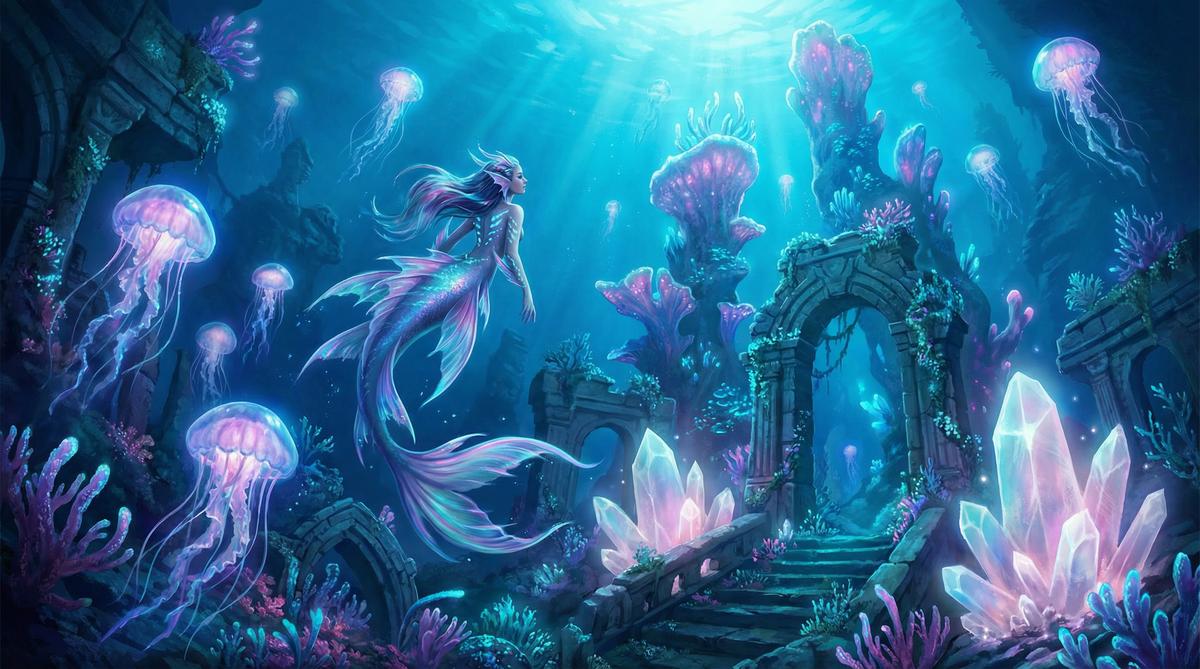 高清3D动漫水下摄影视频教程